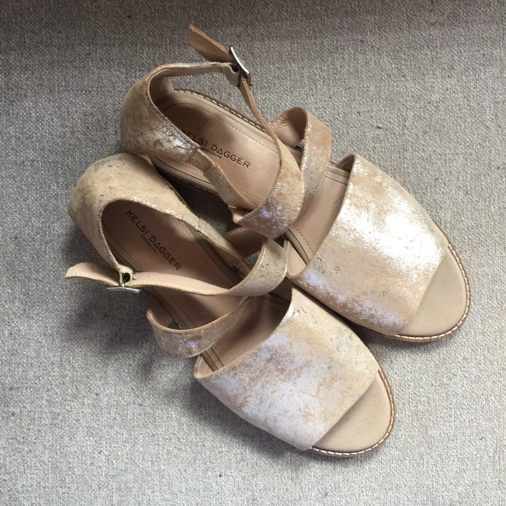 Kelsi Dagger Brooklyn Gold Sandals
